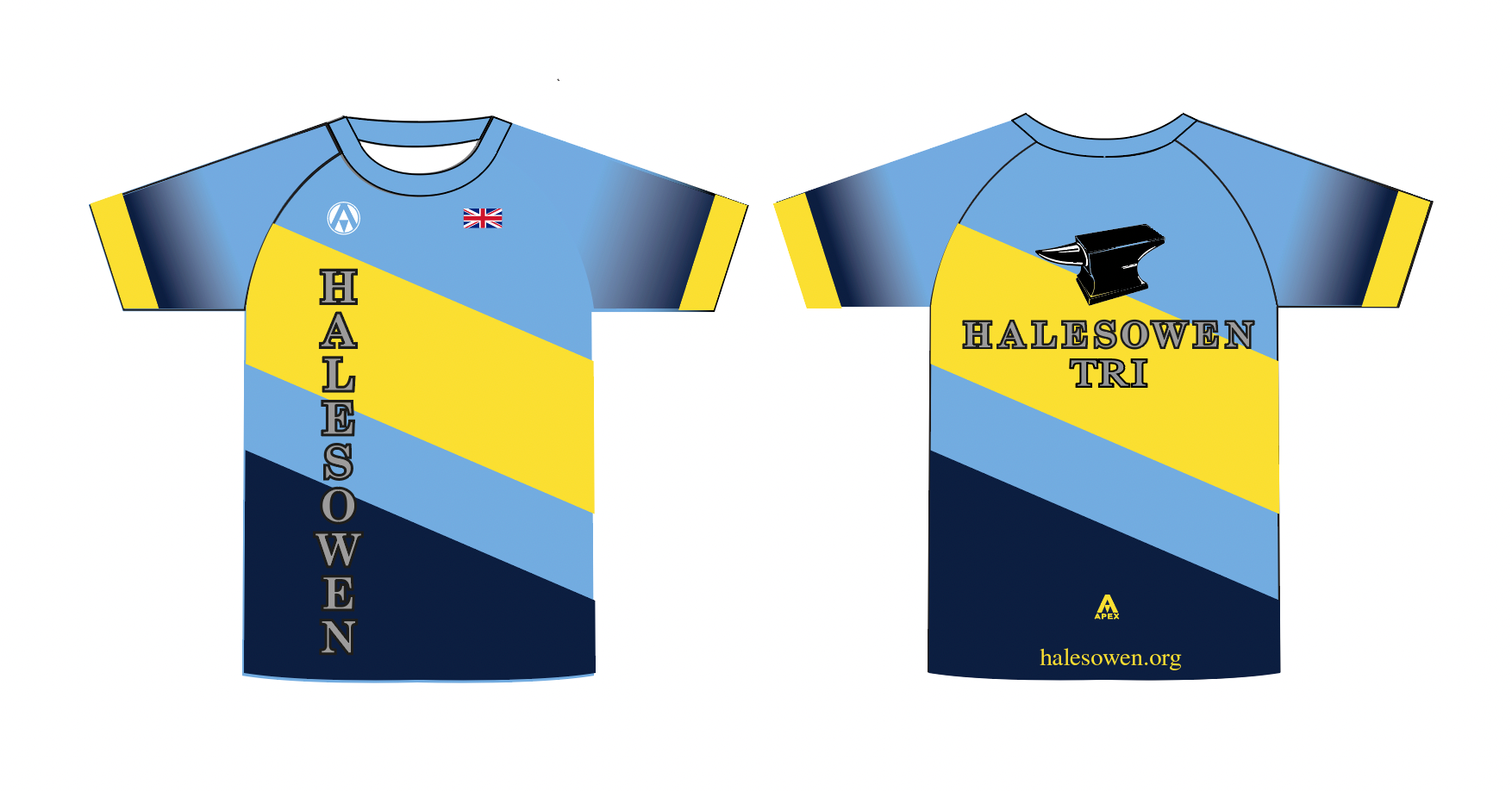 HALESOWEN TRI PRO CUSTOM T SHIRT
