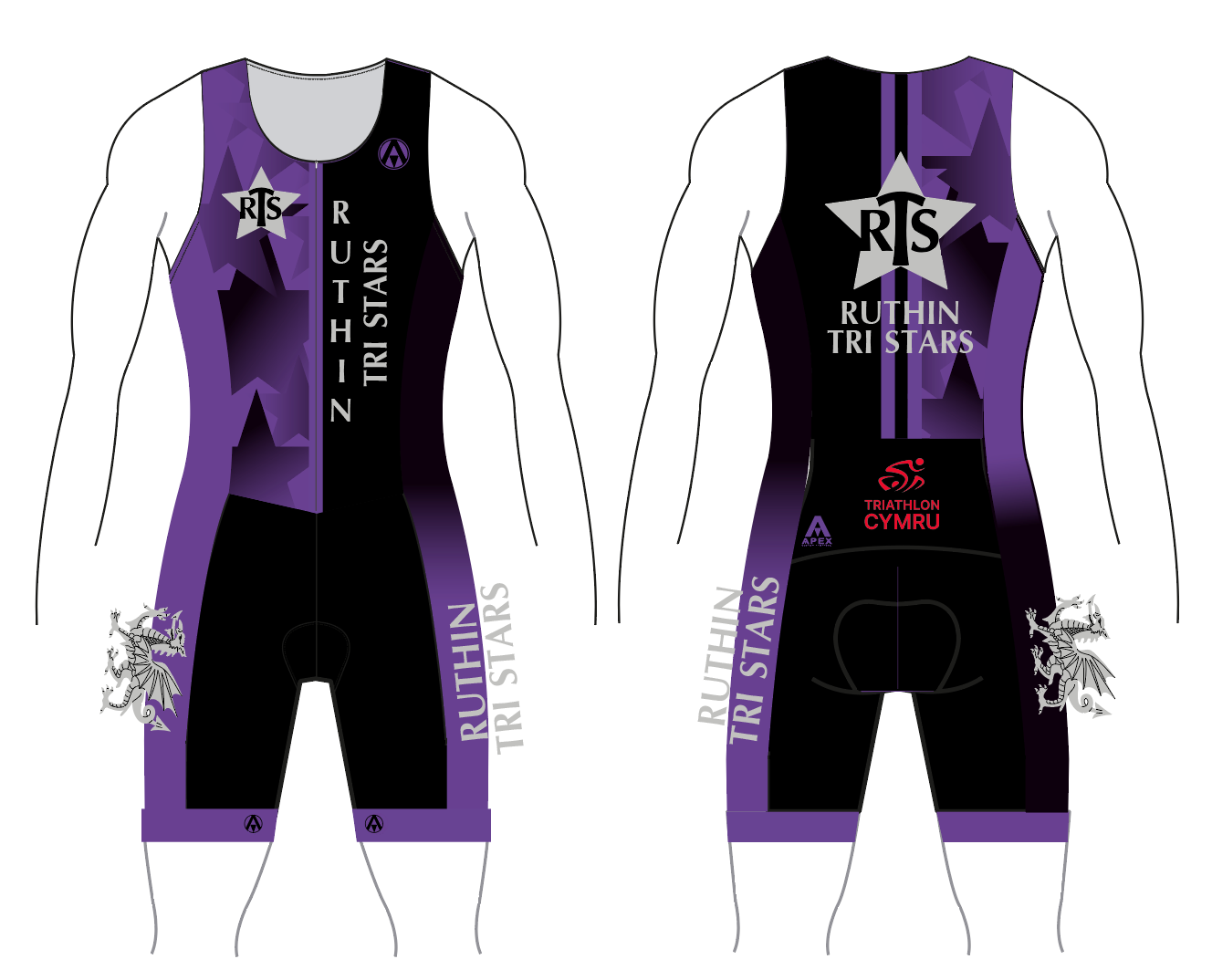 RUTHIN TRI STARS TEAM TRI SUIT - KIDS