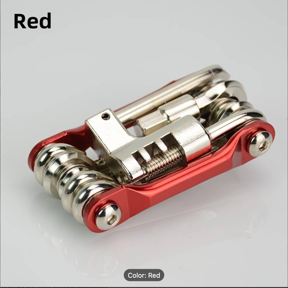 APEX BICYCLE MULTI 11 FUNCTION TOOL WITH CHAIN BREAKER (QZ1001)