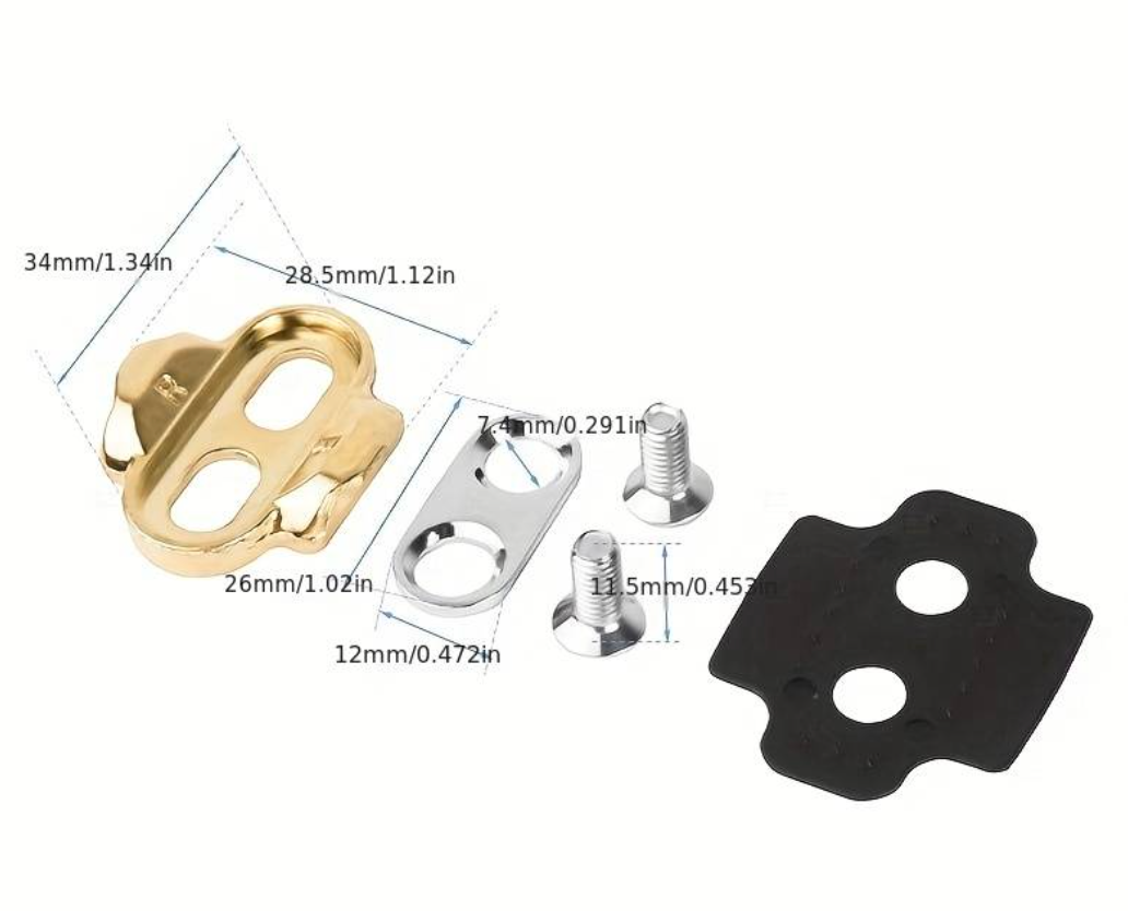 APEX Crank Brothers compatible Eggbeater/Candy/Smart/Acid/Mallet Premium Pedal Cleats  (QZ1001)