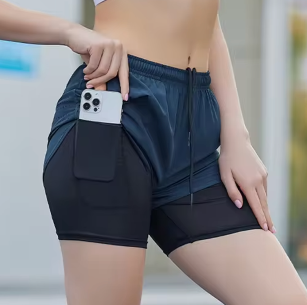 APEX PRO RUN SHORTS WITH INNER SUPPORT SHORT - NAVY (QZ1001)