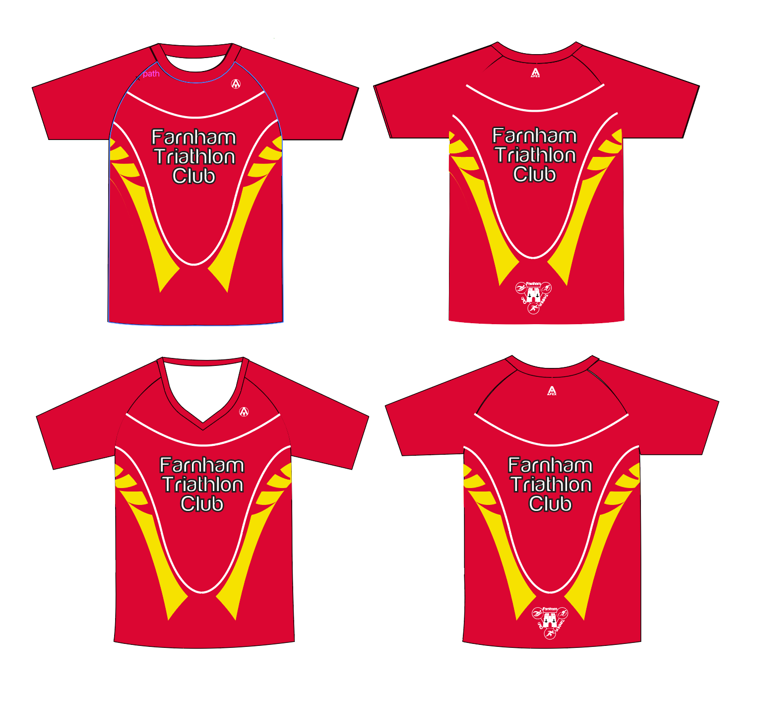 FARNHAM TRI FULL CUSTOM T SHIRT