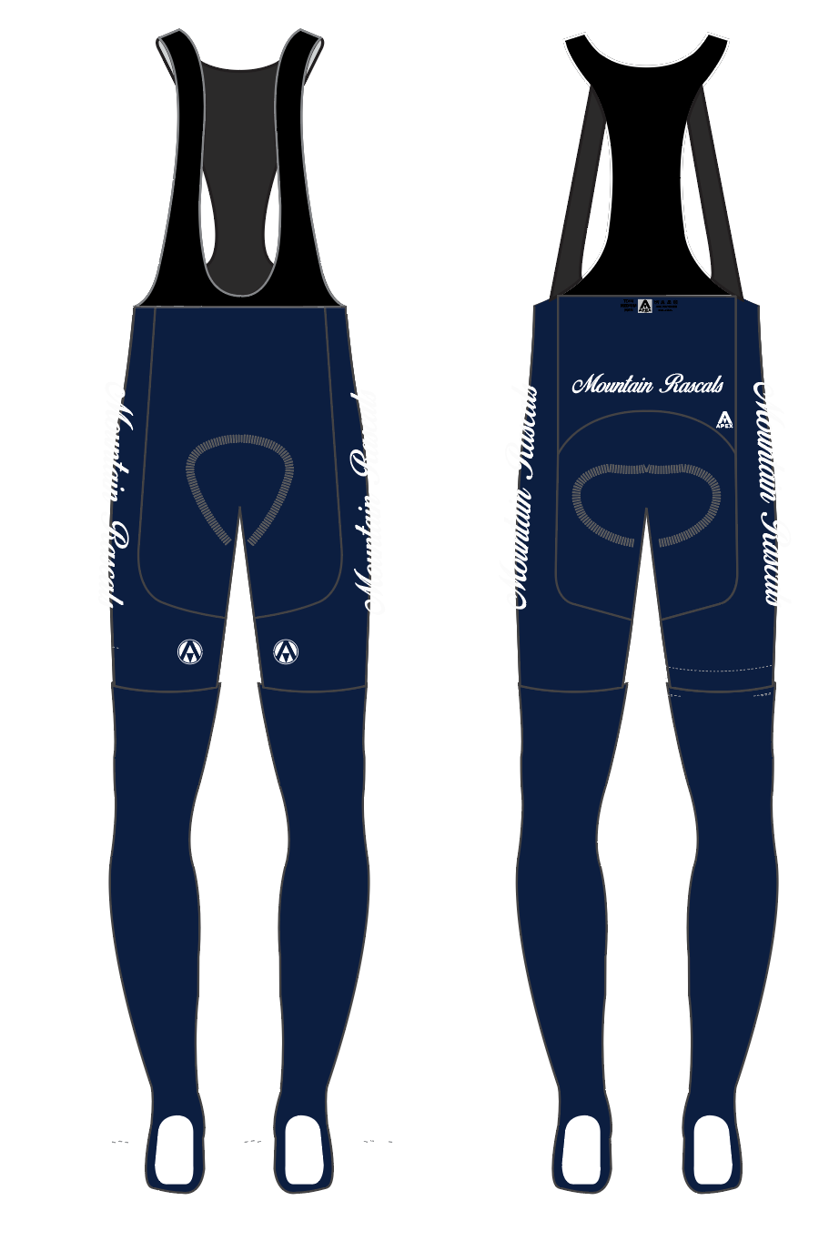 MOUNTAIN RASCALS PRO BIB TIGHTS
