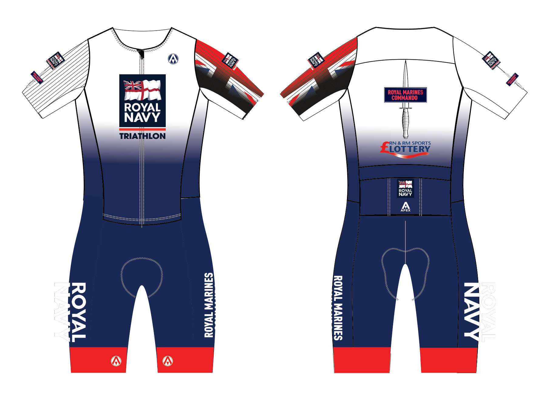 ROYAL NAVY TRI PRO ENDURANCE TRI SUIT
