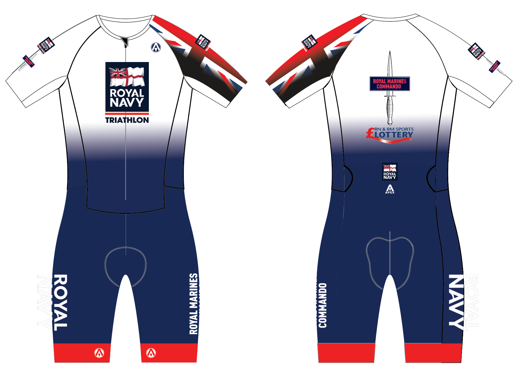 ROYAL NAVY TRI ELITE SPEED TRI SUIT