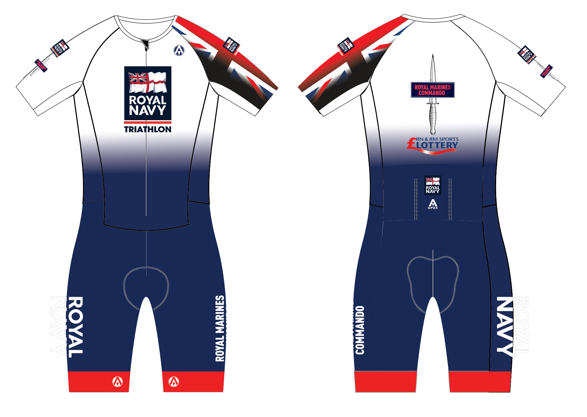 ROYAL NAVY TRI PRO SPEED TRI SUIT