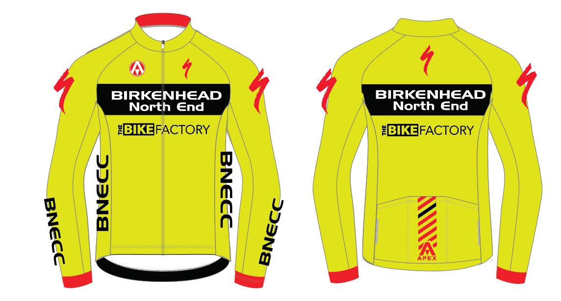 BNECC PRO STELVIO WINTER JACKET - YELLOW
