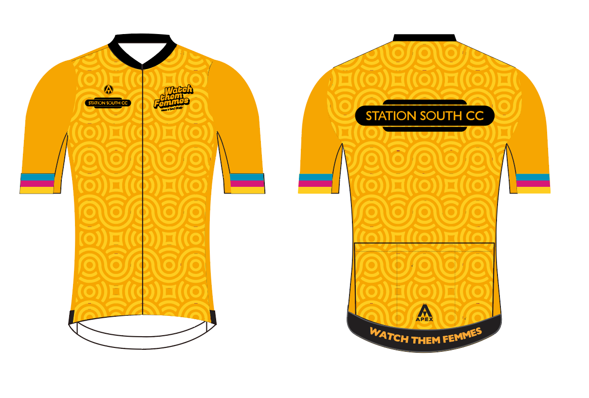 STATION SOUTH CC PRO SHORT SLEEVE JERSEY  - TDF Design