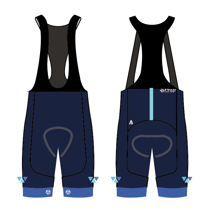 WYRE TRI TEAM BIB SHORTS