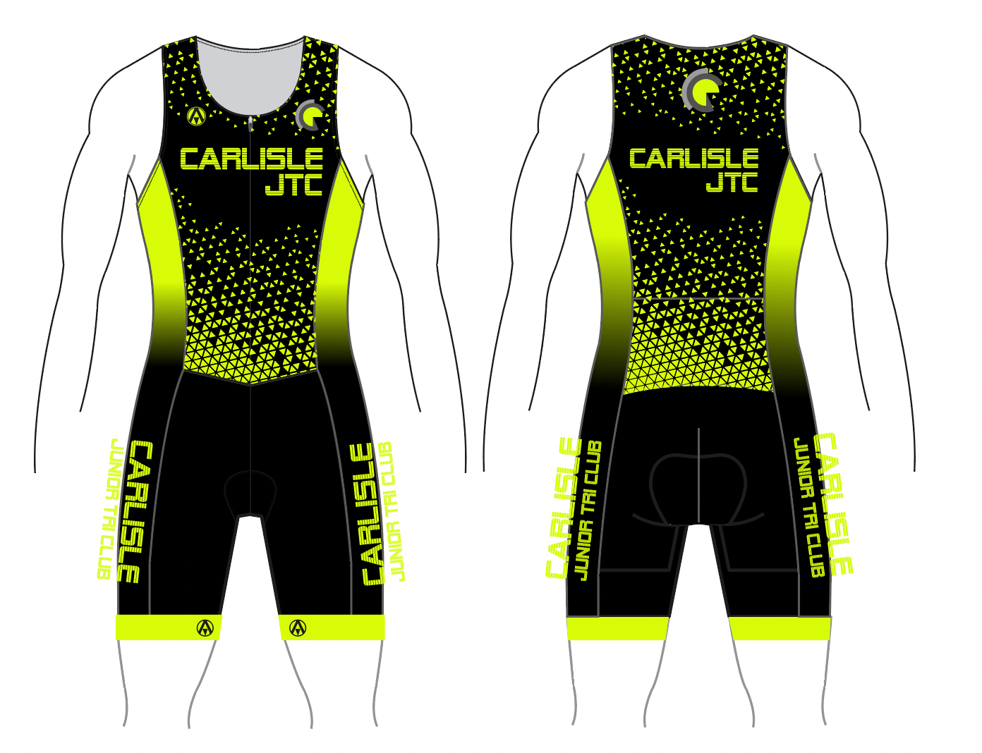 CARLISLE JUNIOR TRI TEAM TRI SUIT - KIDS