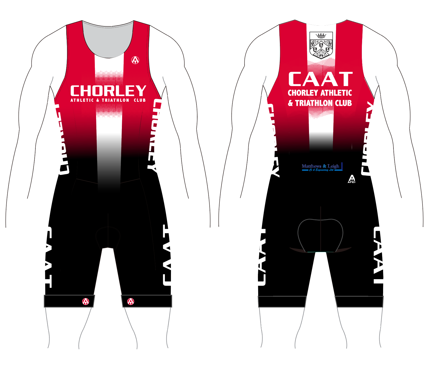CHORLEY TRI TEAM TRI SUIT - KIDS