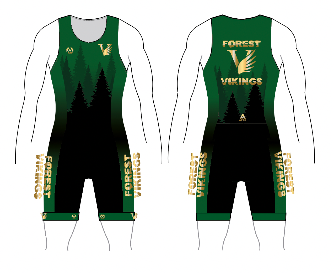 FOREST VIKINGS TEAM TRI SUIT