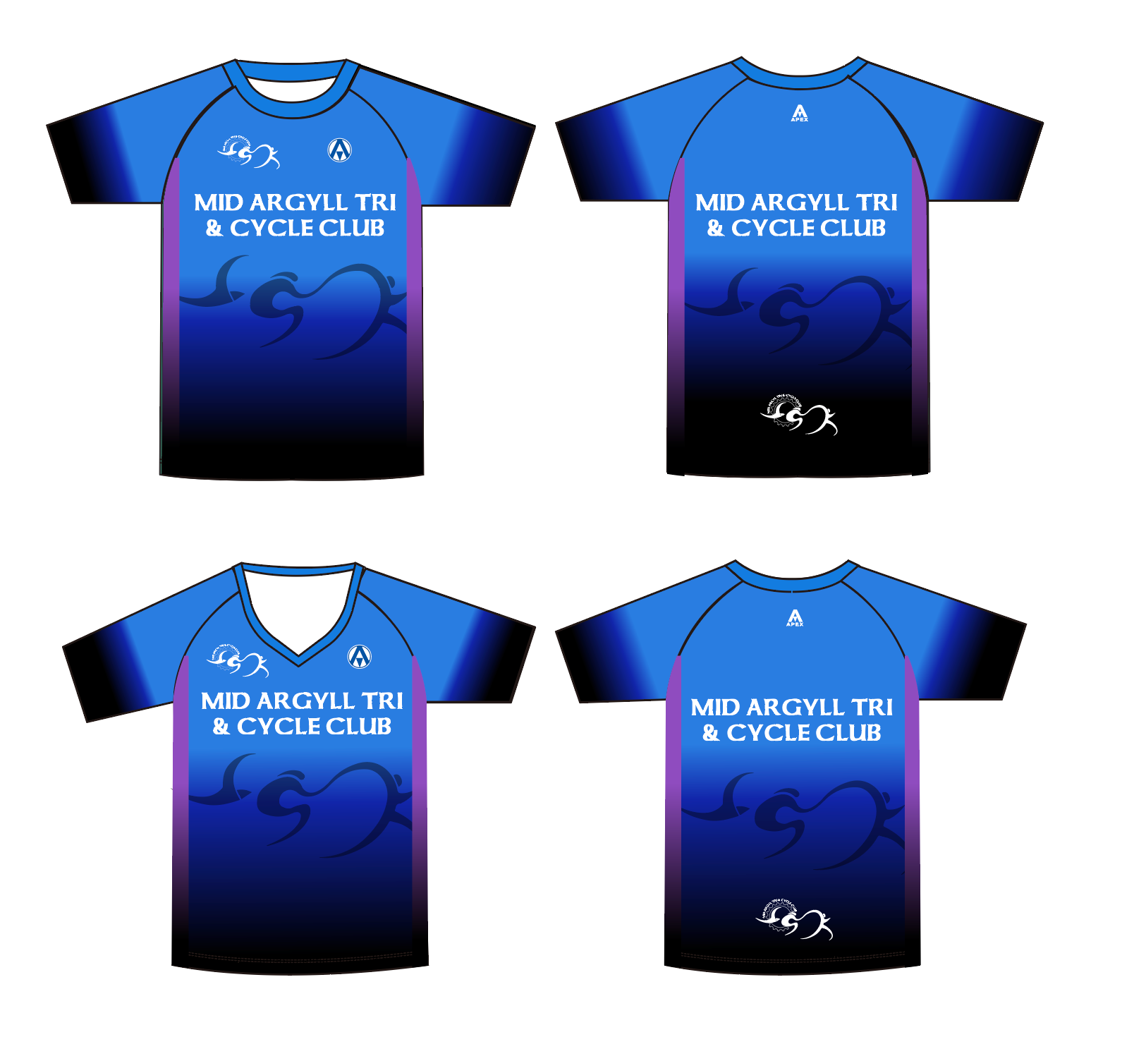 MID ARGYLL RUN T SHIRT