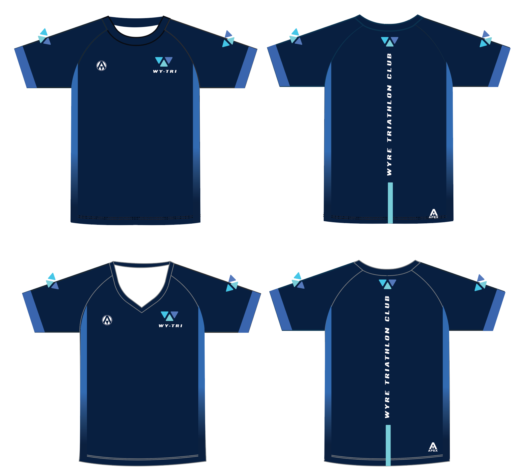 WYRE TRI PRO CUSTOM T SHIRT