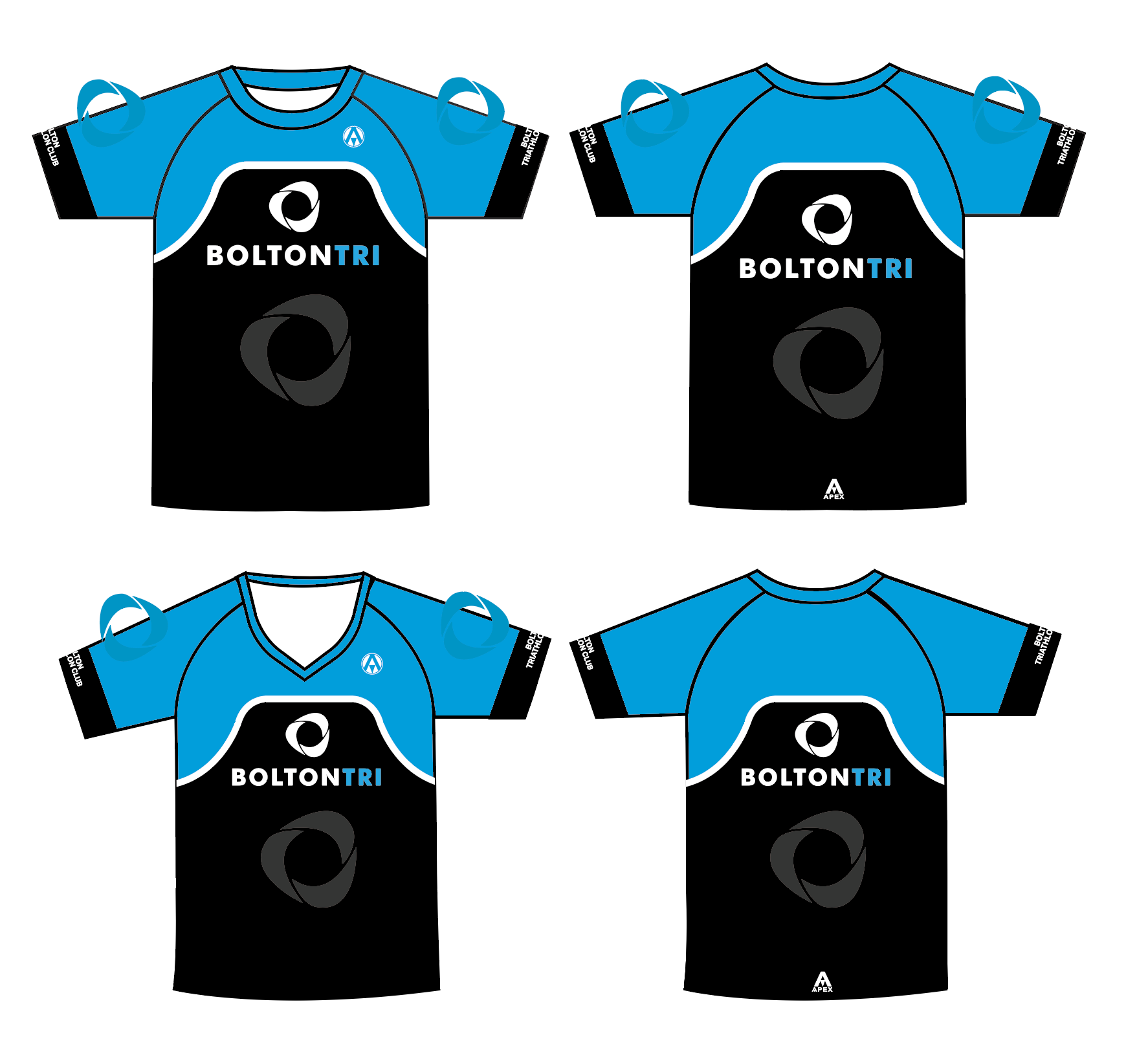 BOLTON TRI FULL CUSTOM T SHIRT