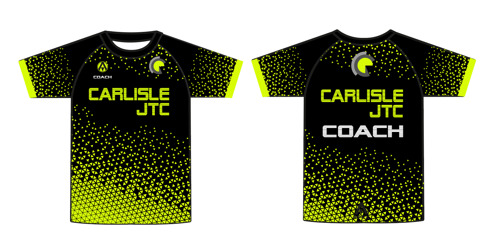 CARLISLE JUNIOR TRI FULL CUSTOM T SHIRT - COACH