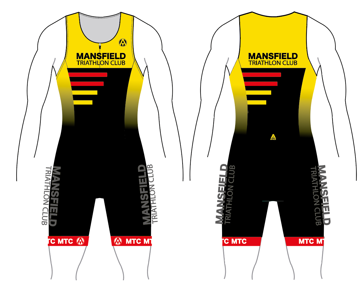 MANSFIELD TRI TEAM TRI SUIT - KIDS