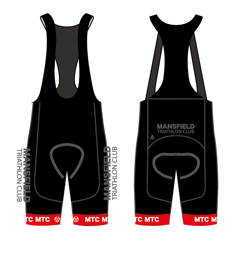 MANSFIELD TRI TEAM BIB SHORTS - KIDS
