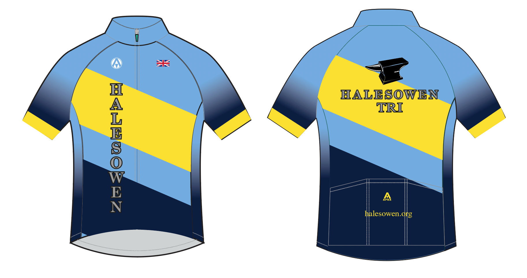 HALESOWEN TRI TEAM SHORT SLEEVE JERSEY - KIDS