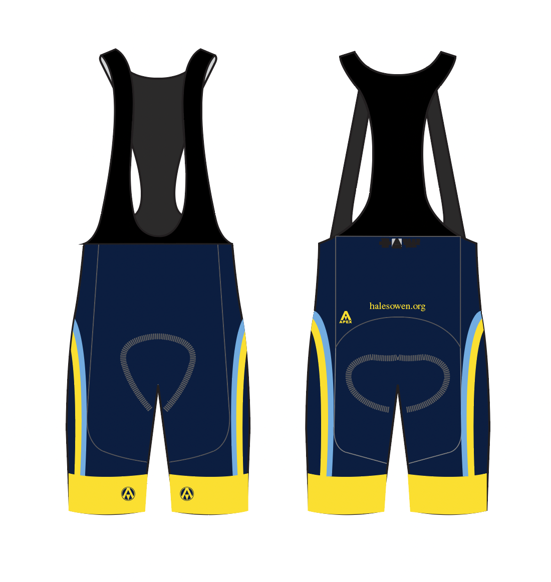 HALESOWEN TRI TEAM BIB SHORTS - KIDS