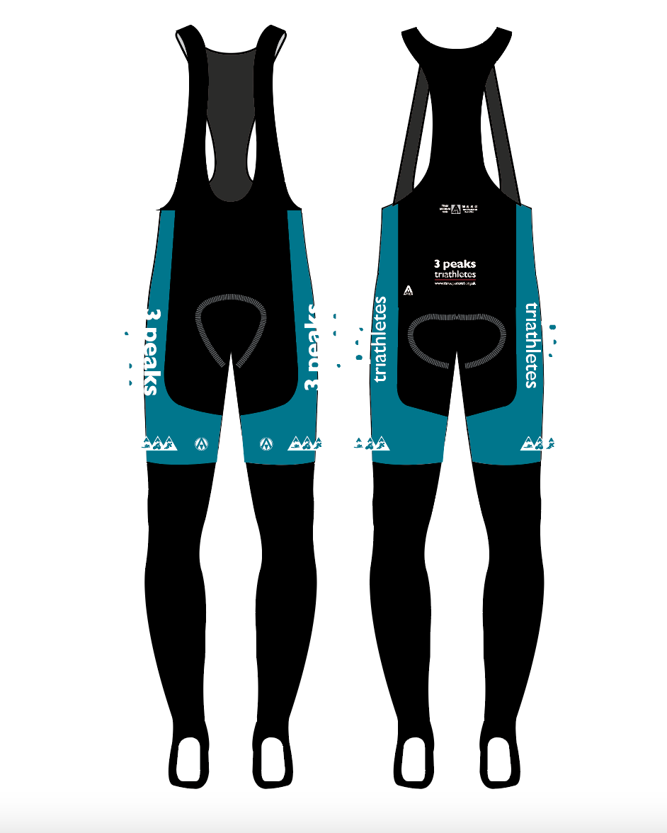 3 PEAKS TRI TEAM BIB TIGHTS