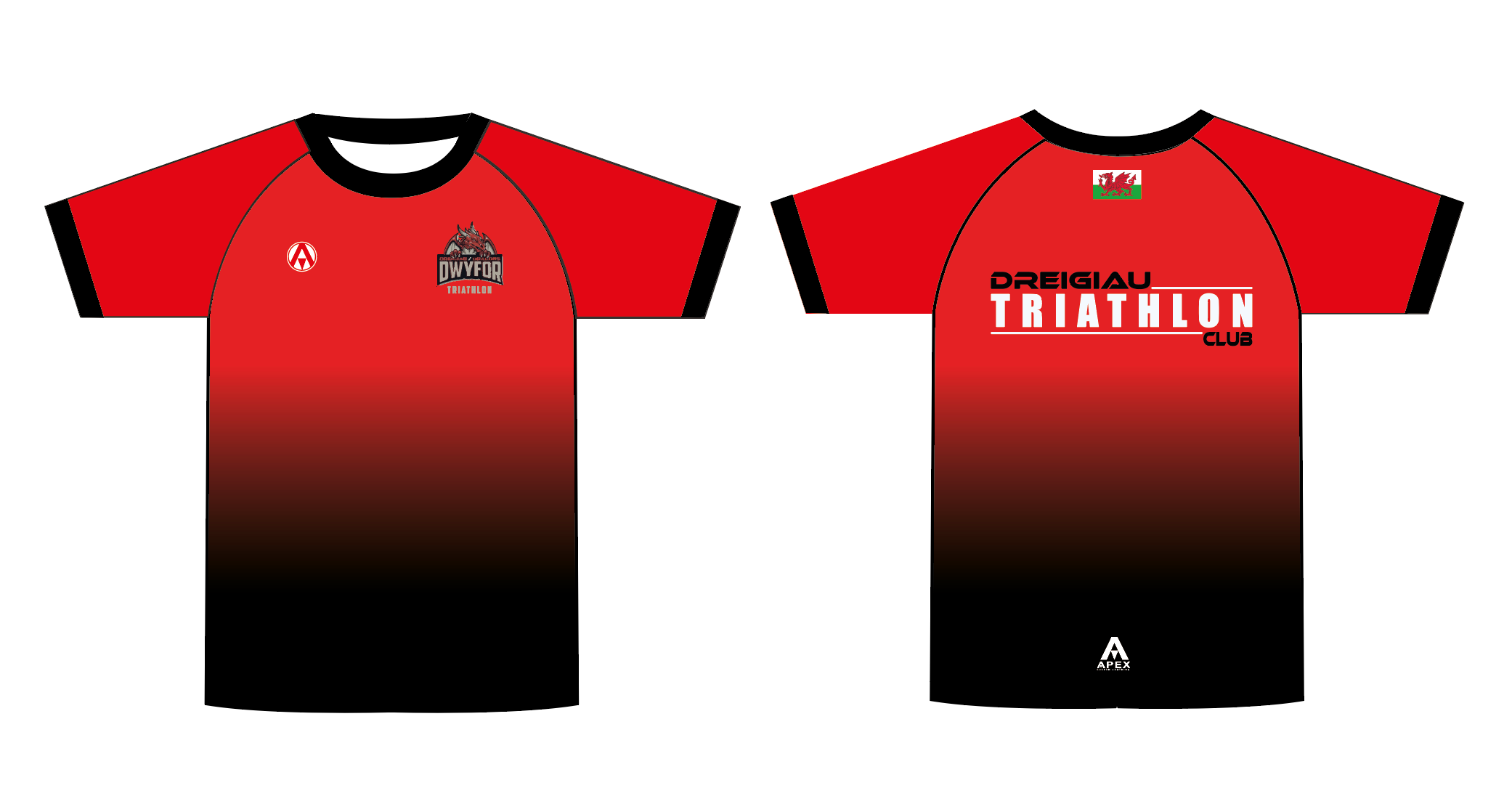 DREIGIAU TRI CLUB RUN T SHIRT - KIDS
