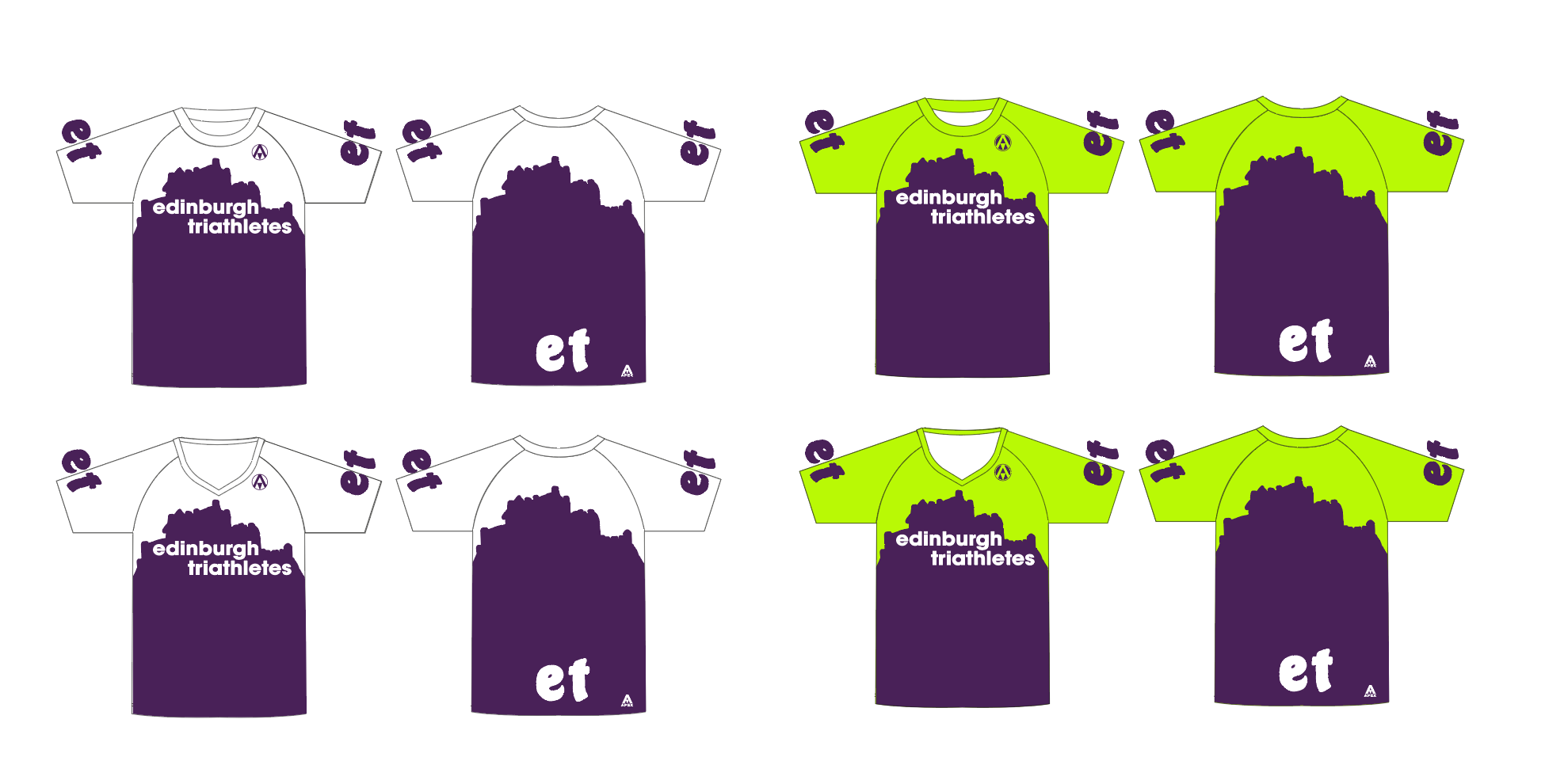 EDINBURGH TRI FULL CUSTOM T SHIRT