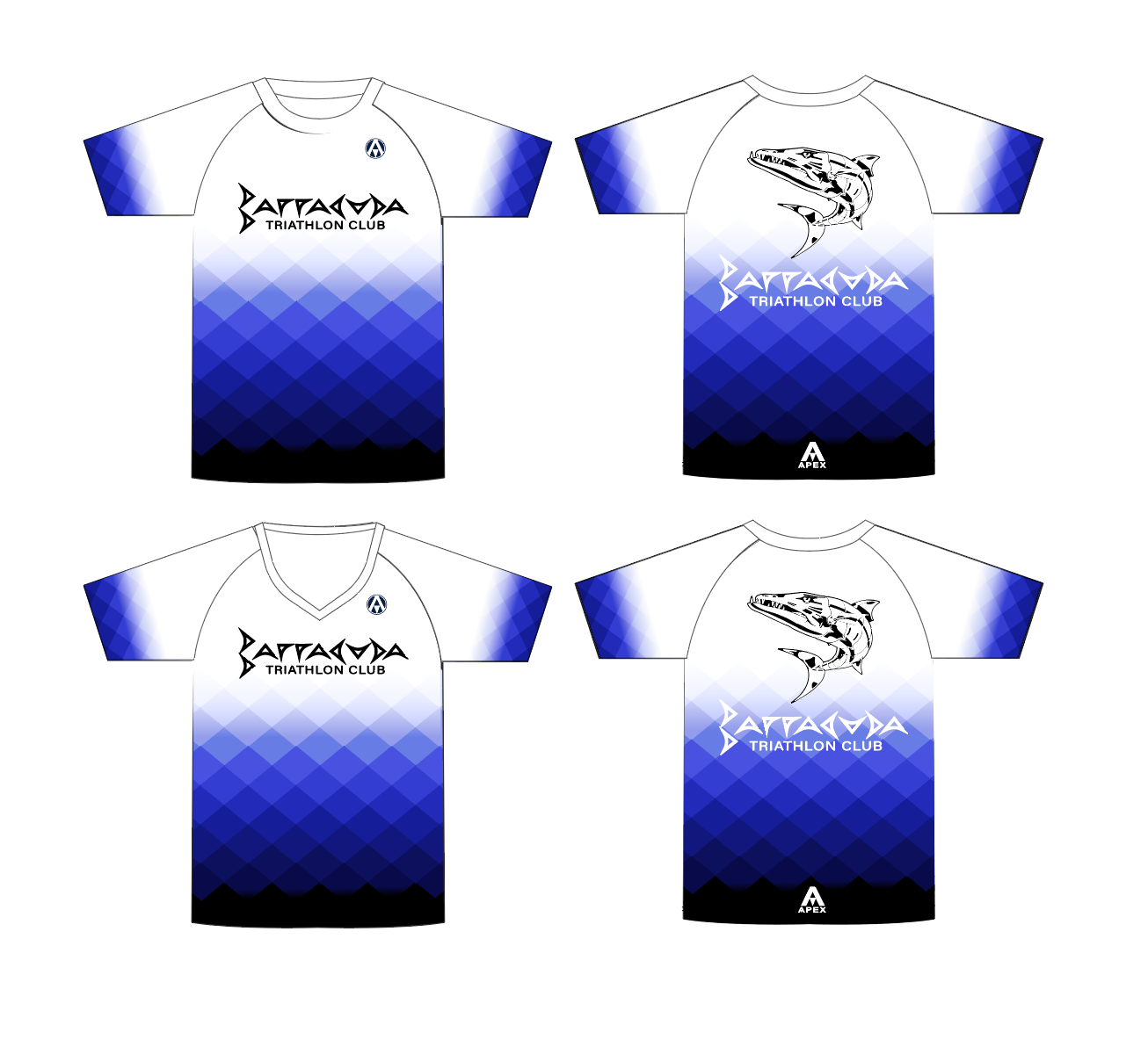 BARRACUDA TRI PRO CUSTOM T SHIRT