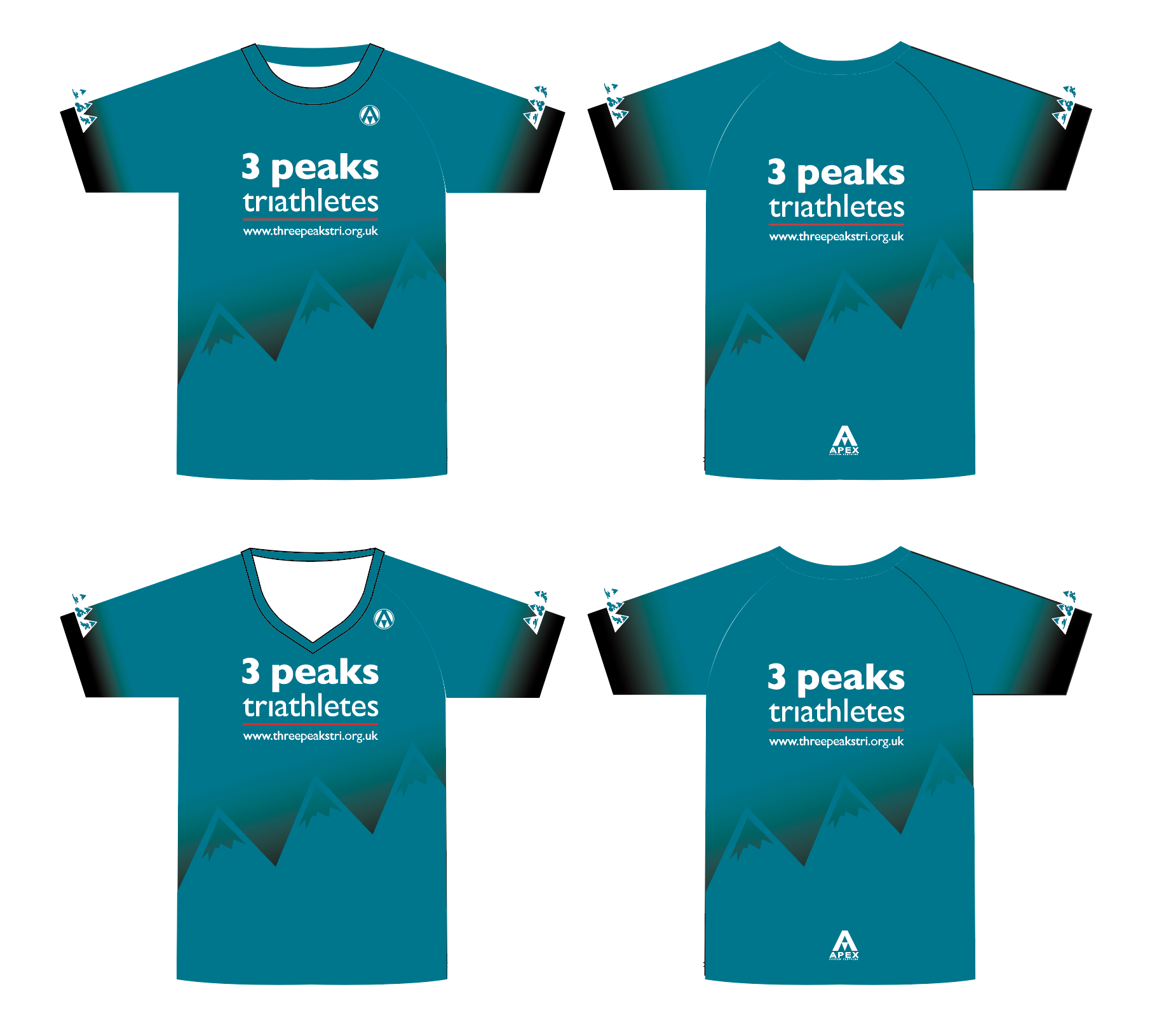 3 PEAKS TRI ULTRA LITE RUN T-SHIRT