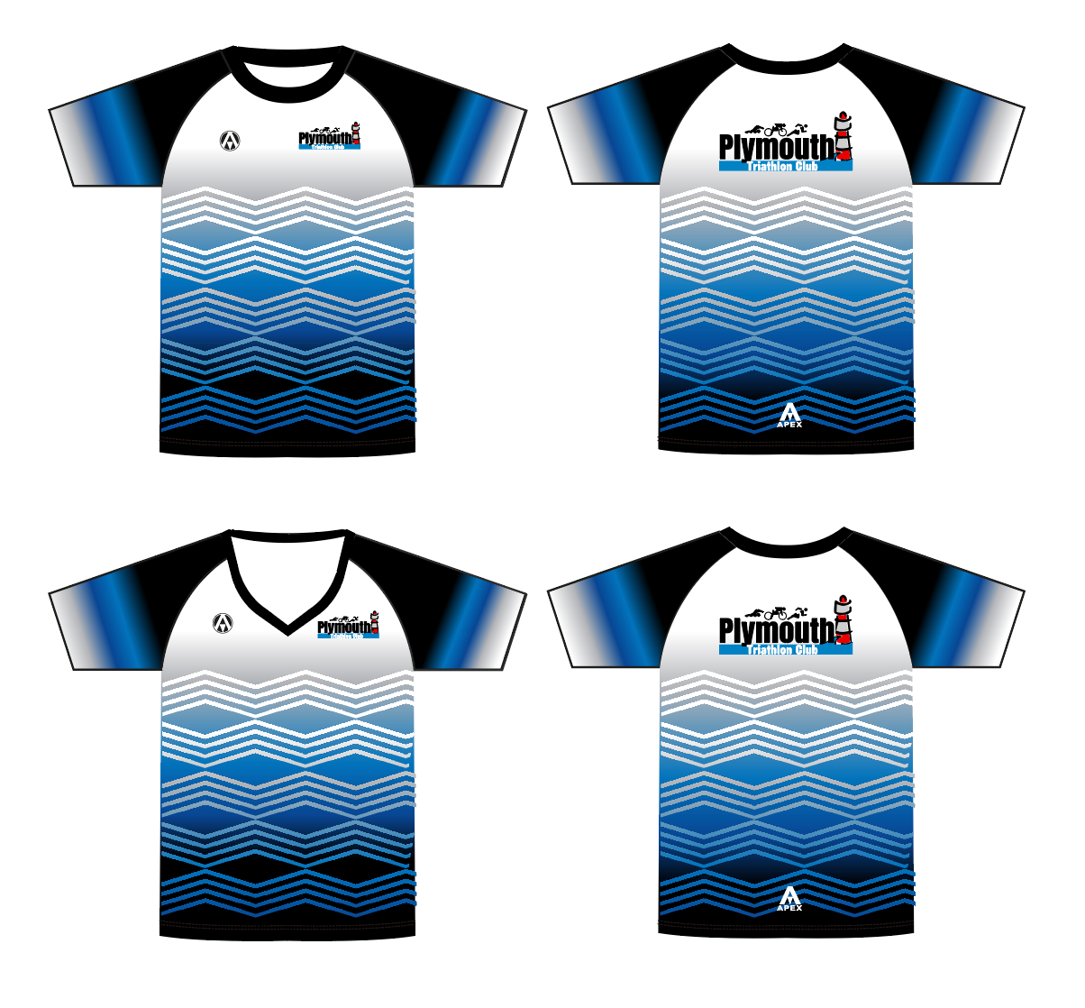 PLYMOUTH TRI PRO CUSTOM T SHIRT - DESIGN 2