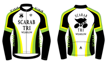 Load image into Gallery viewer, SCARAB TRI PRO LONG SLEEVE AERO JERSEY - WHITE