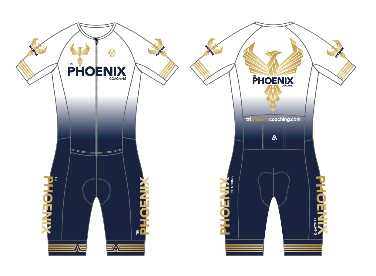 PHOENIX COACHING ELITE SPEED TRI SUIT - WHITE