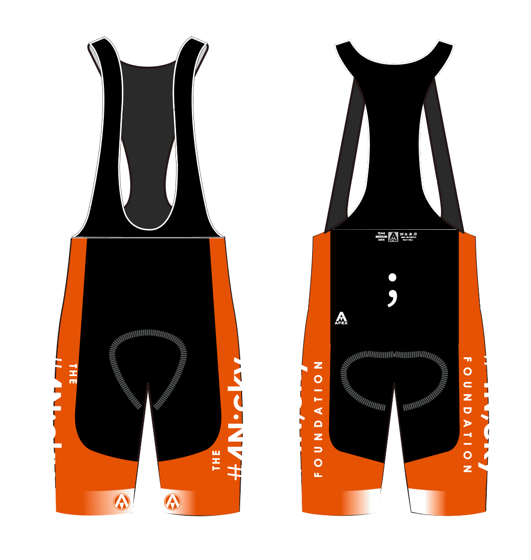 4NICKY FOUNDATION TEAM BIB SHORTS
