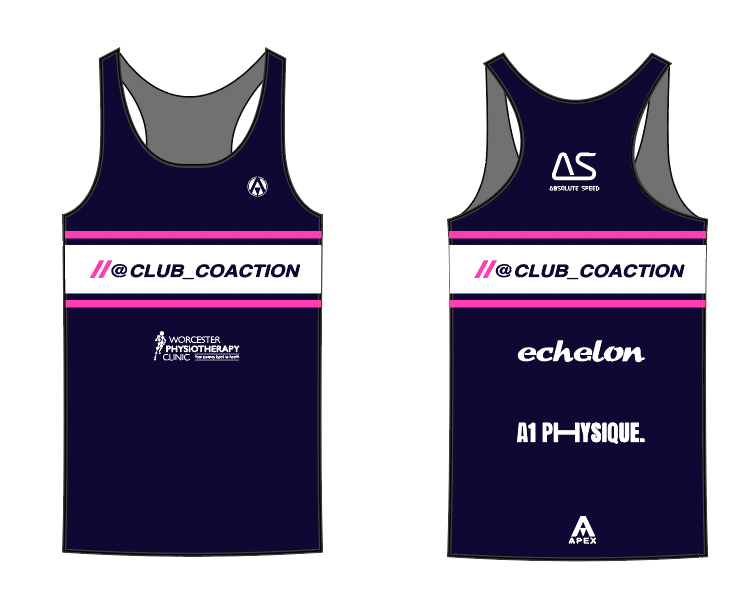 CLUB COACTION PRO RUN VEST - BLUE