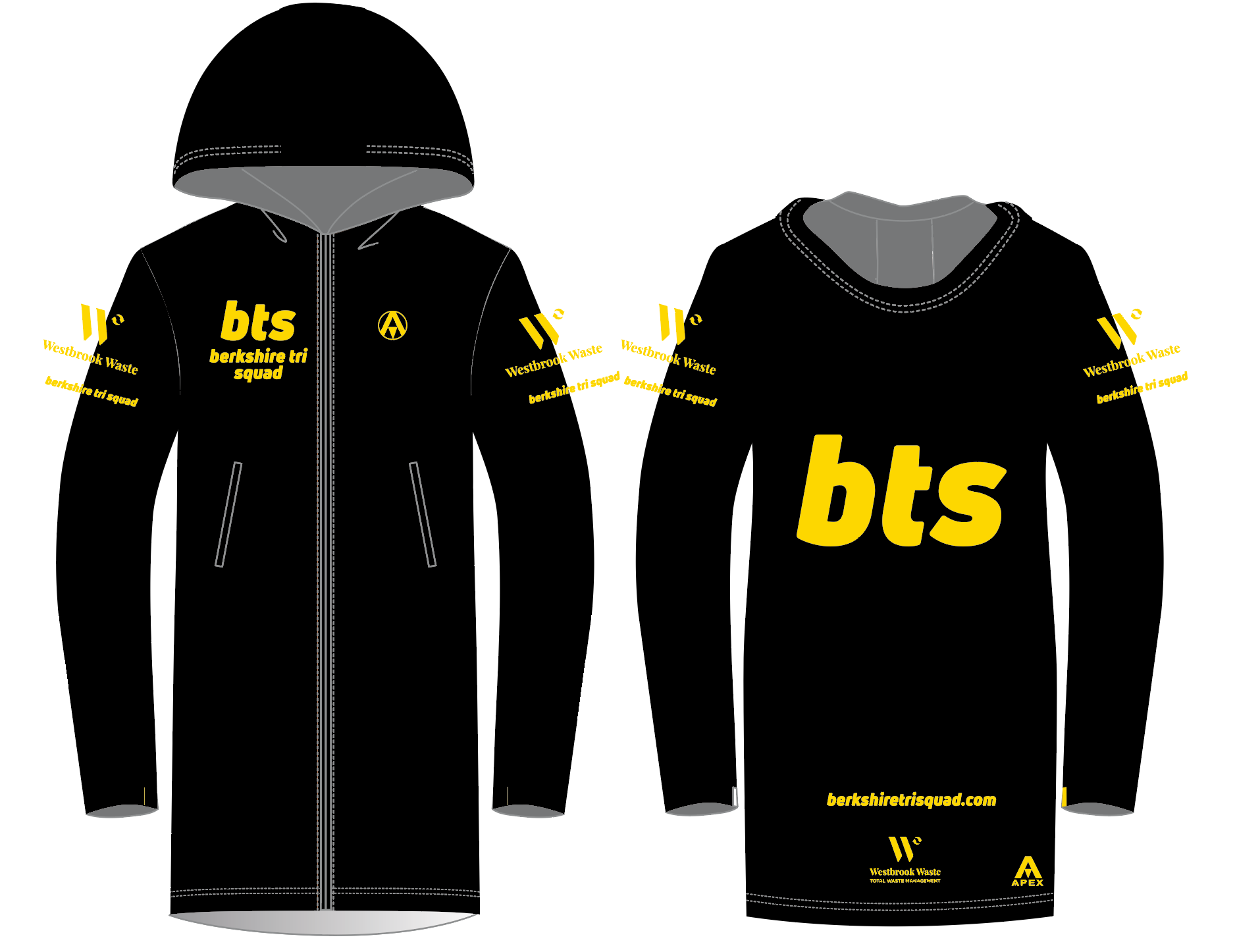 BTS PRO CHANGING ROBE - BLACK