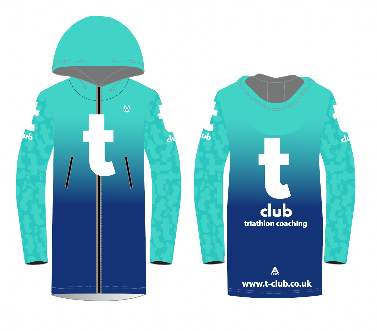T CLUB PRO CHANGING ROBE
