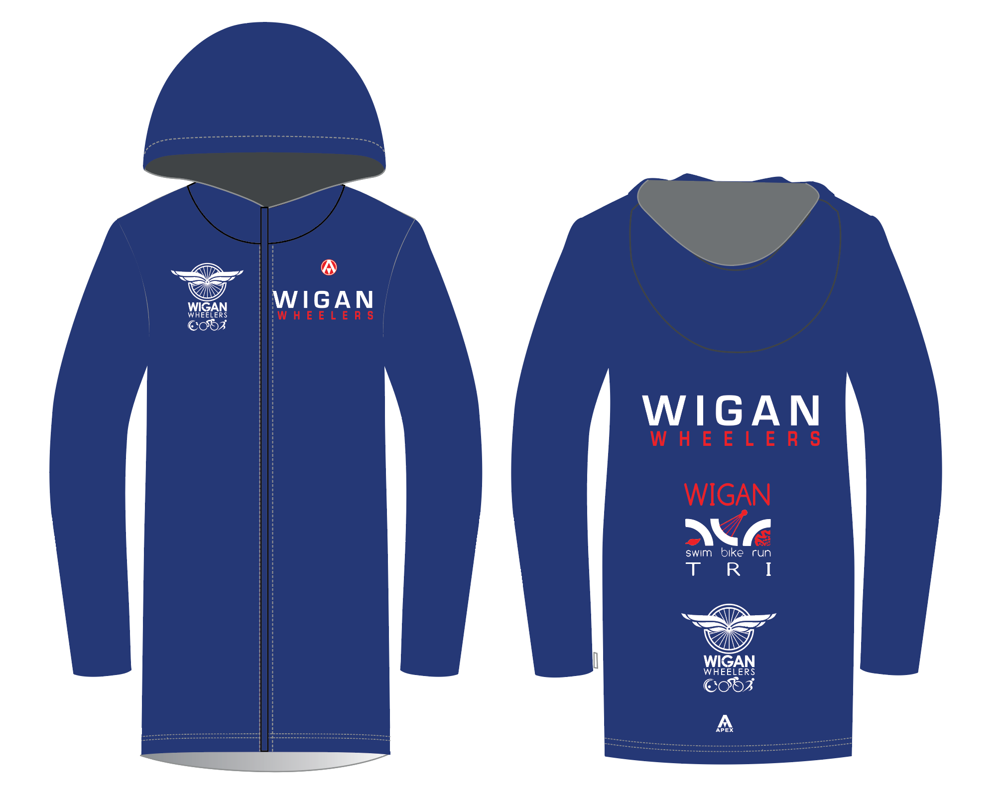 WIGAN WHEELERS PRO CHANGING ROBE