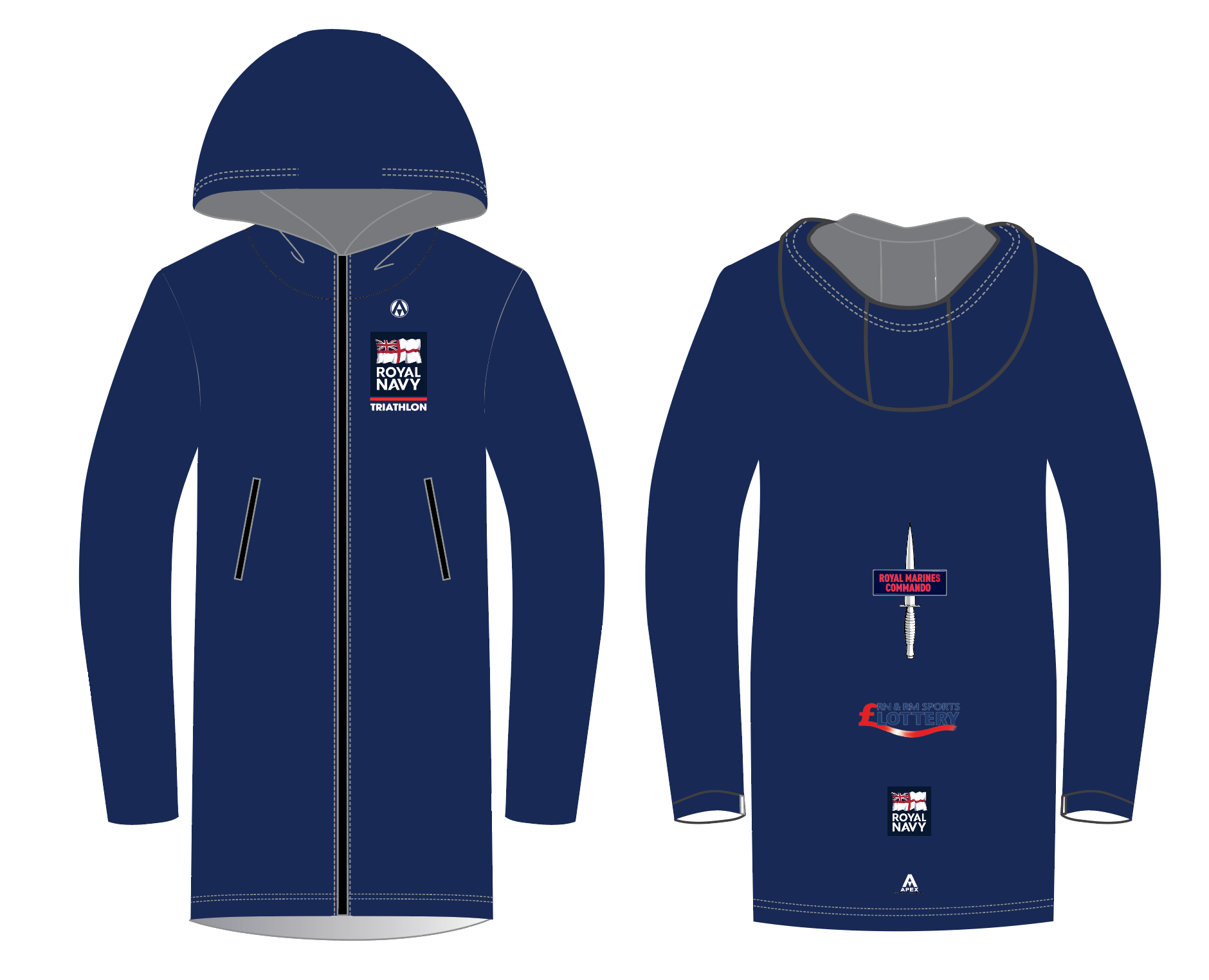ROYAL NAVY TRI PRO CHANGING ROBE