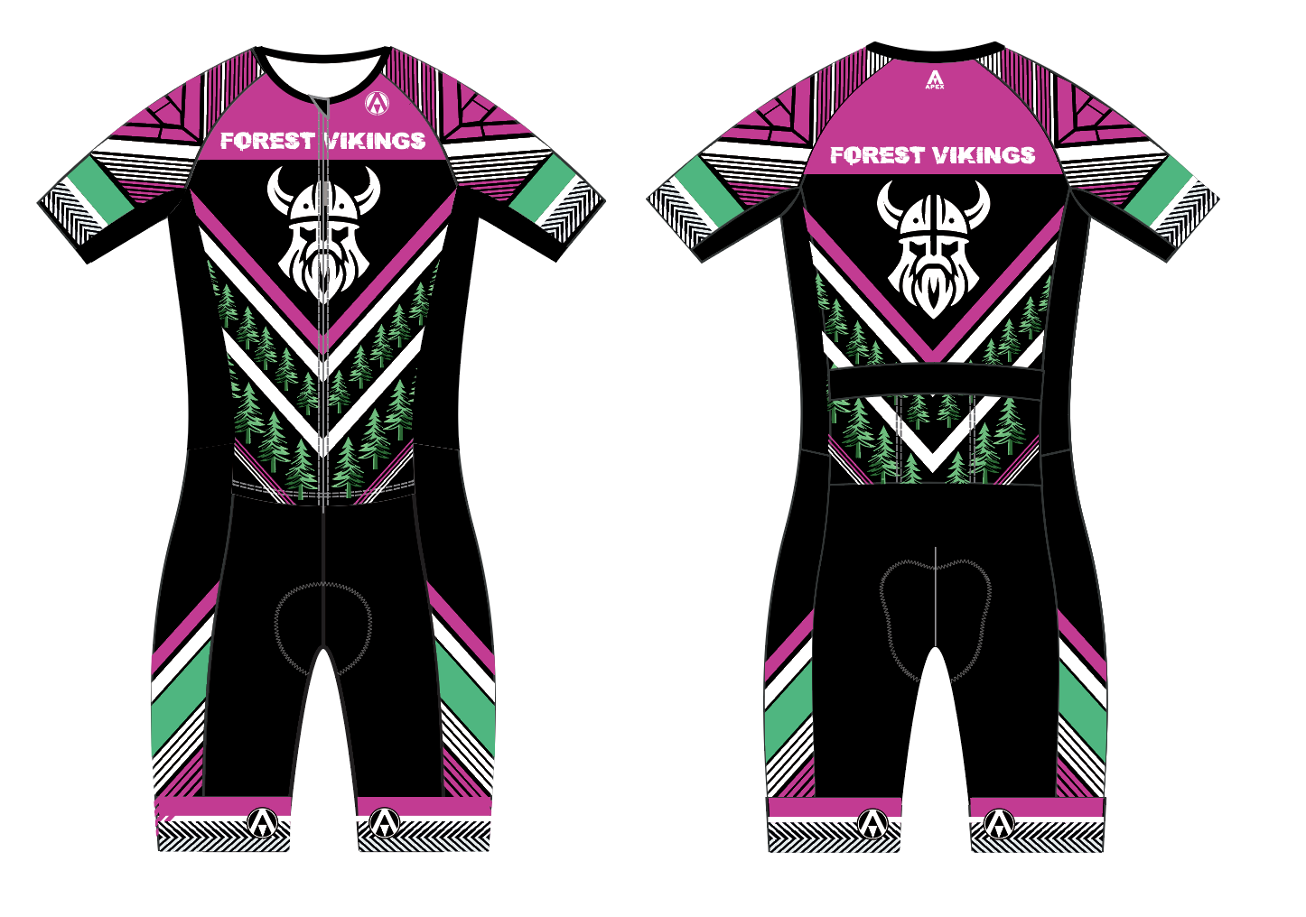 FOREST VIKINGS ELITE ENDURANCE TRI SUIT