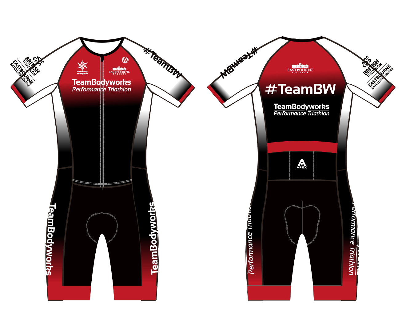 TEAM BODYWORKS ELITE ENDURANCE TRI SUIT