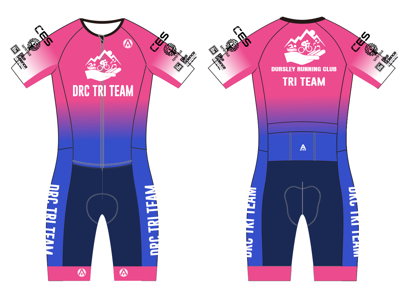 DRC TRI ELITE ENDURANCE TRI SUIT