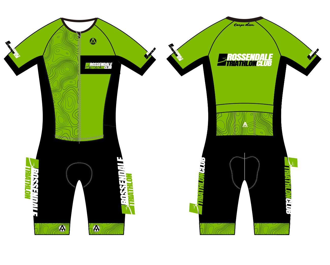 ROSSENDALE TRI CLUB ELITE ENDURANCE TRI SUIT
