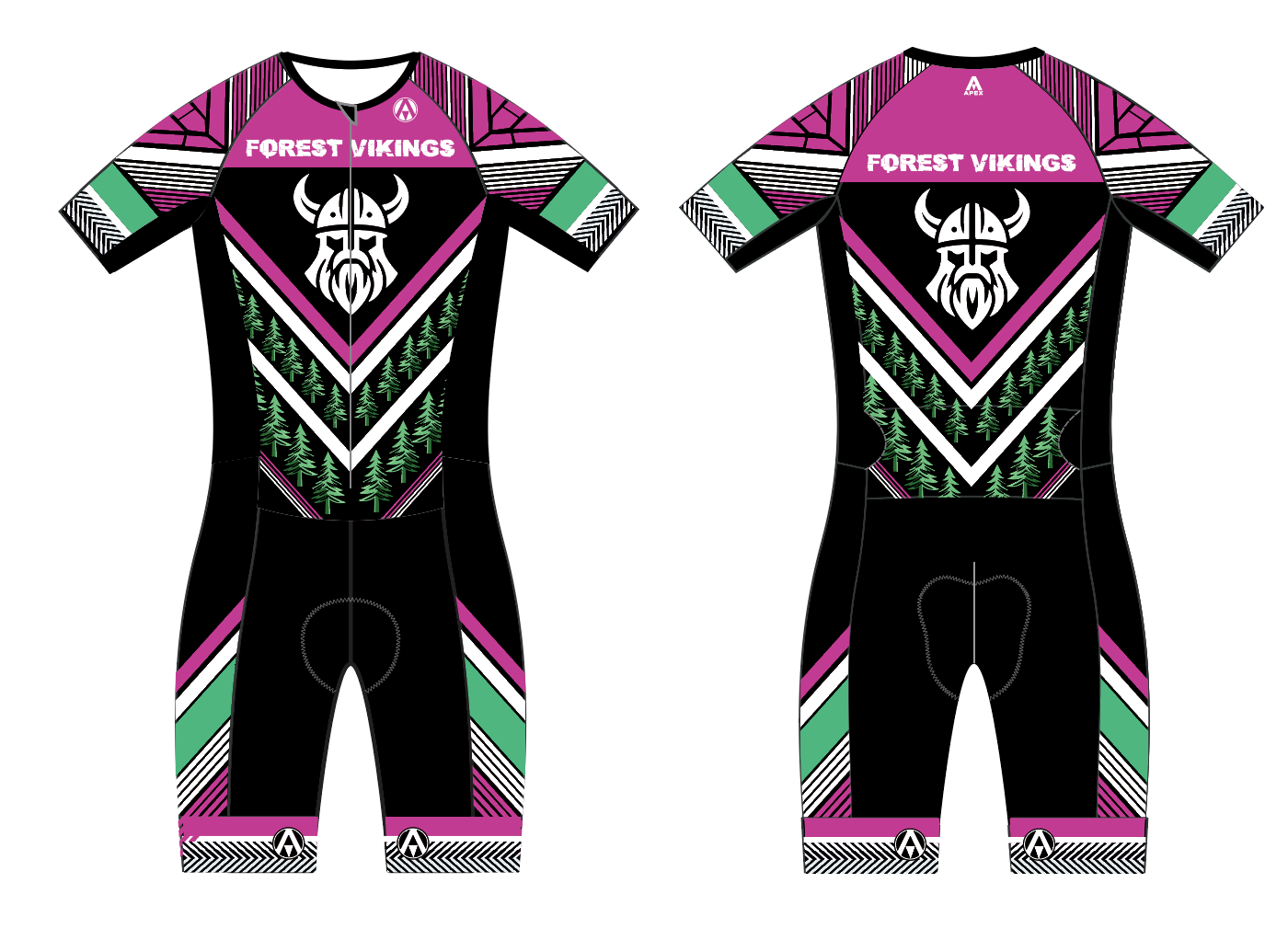 FOREST VIKINGS ELITE SPEED TRI SUIT