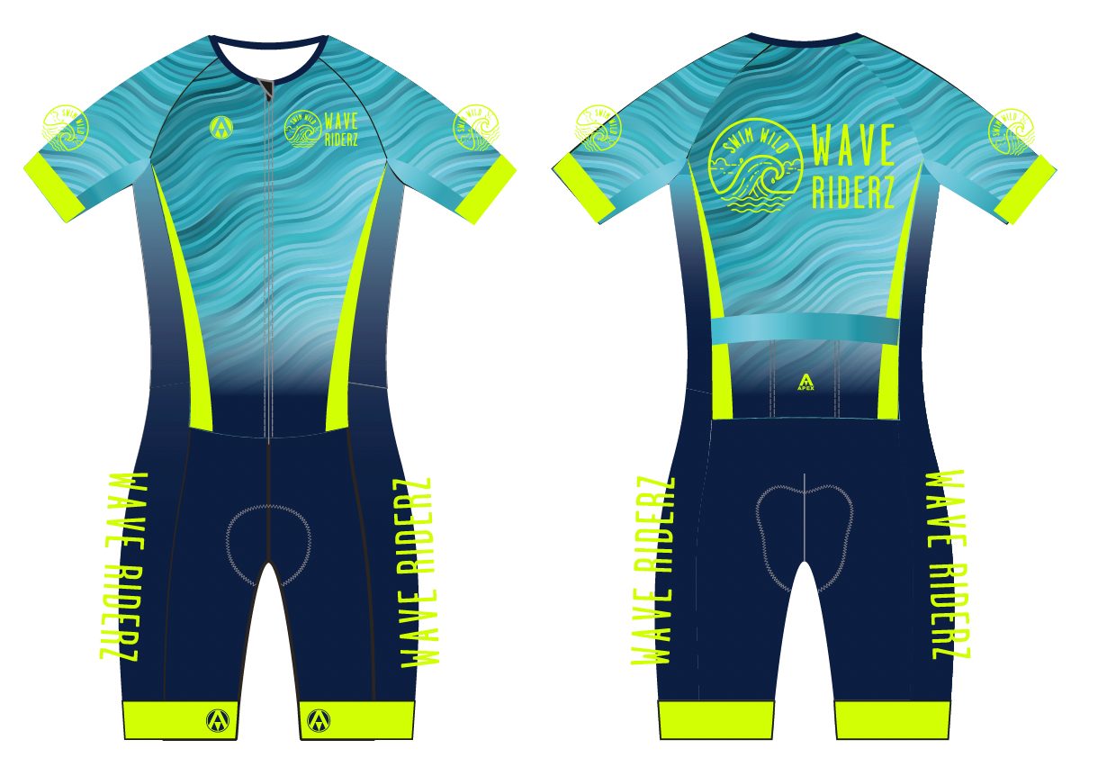 WAVE RIDERZ PRO ENDURANCE RACE SPEED TRI SUIT