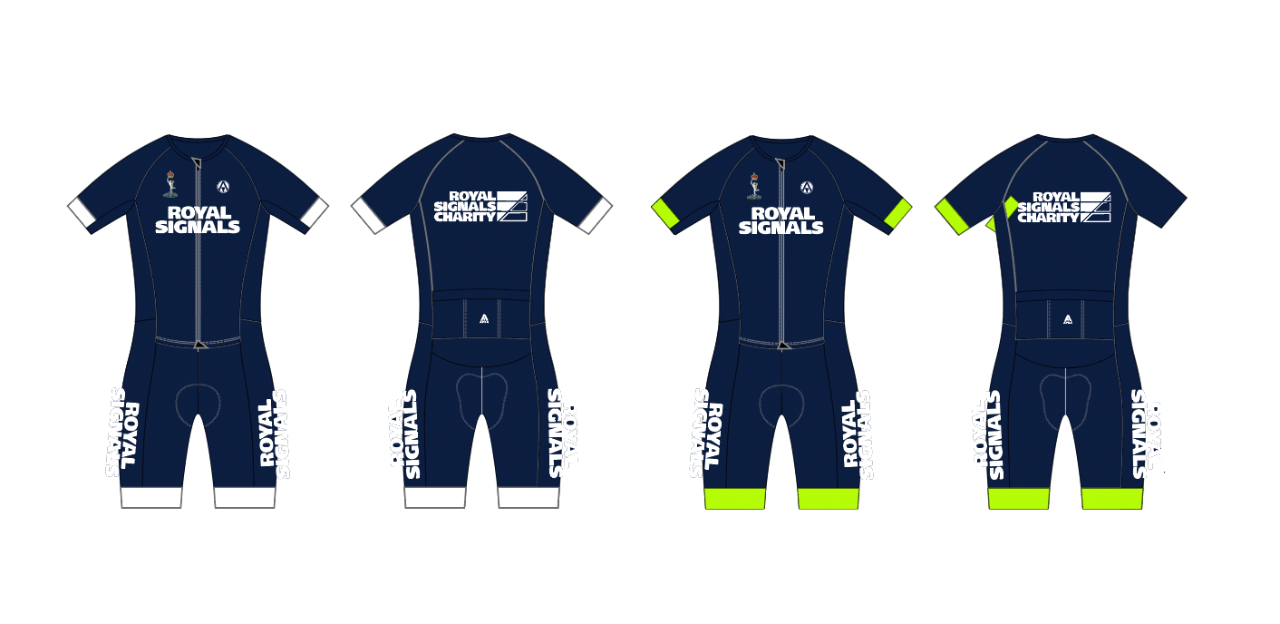 ROYAL SIGNALS CYCLING PRO SPEED TRI SUIT