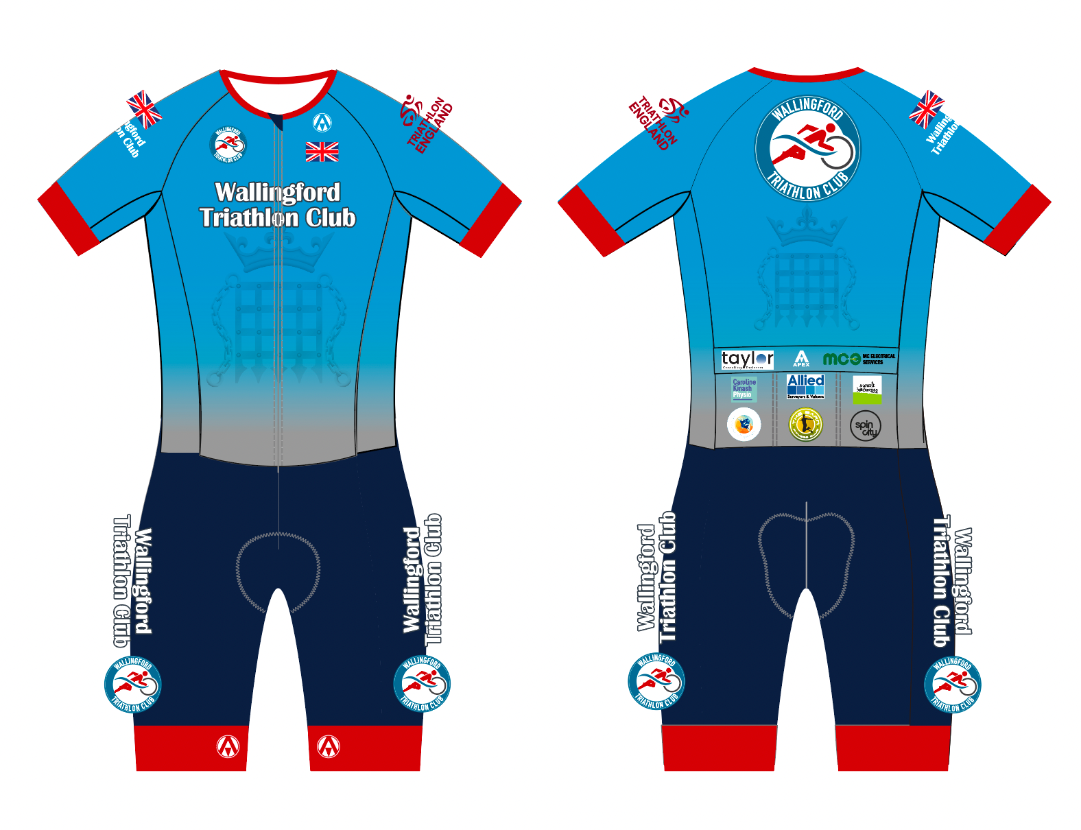 WALLINGFORD TRI PRO ENDURANCE RACE SPEED TRI SUIT