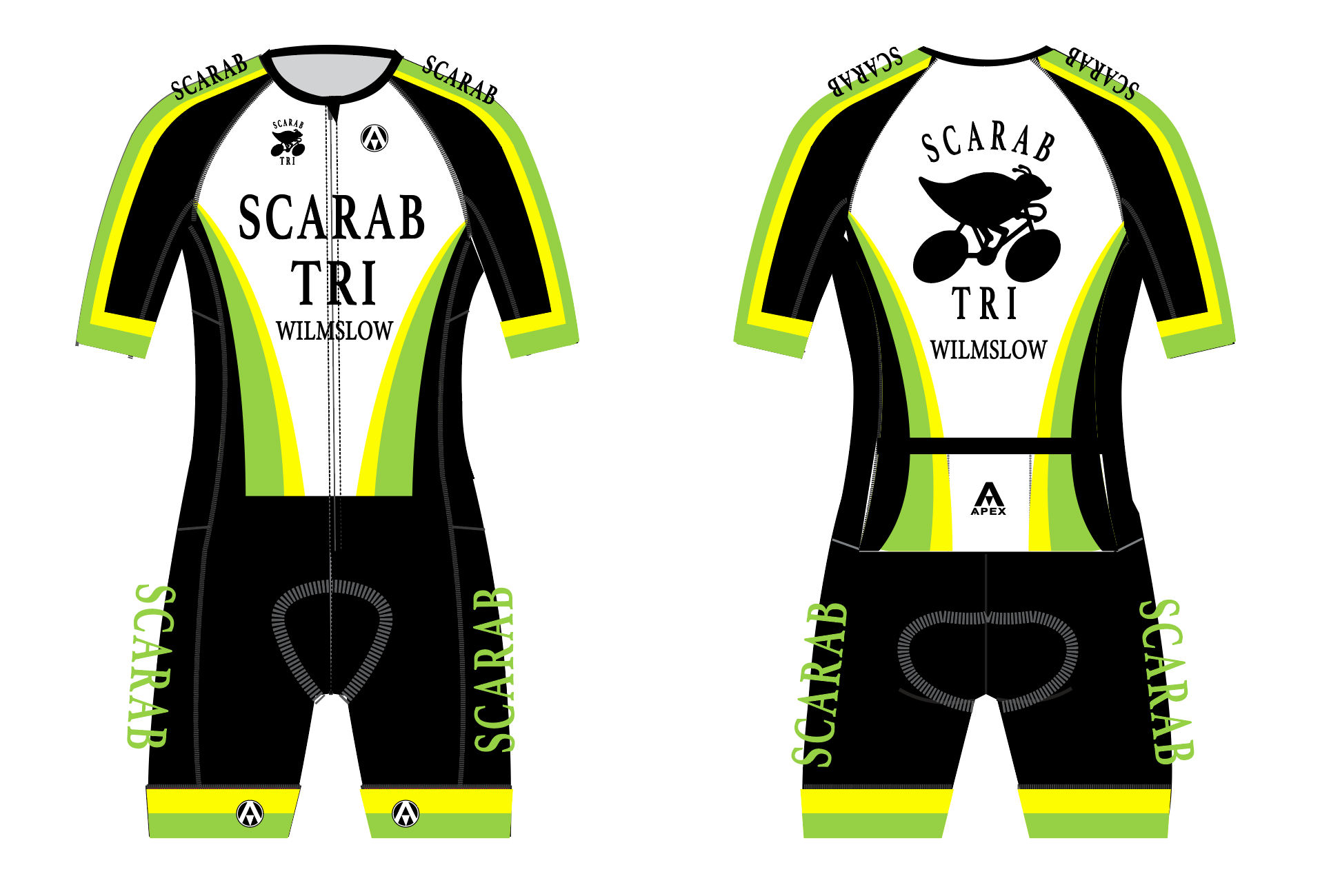 SCARAB TRI PRO ENDURANCE RACE SPEED TRI SUIT