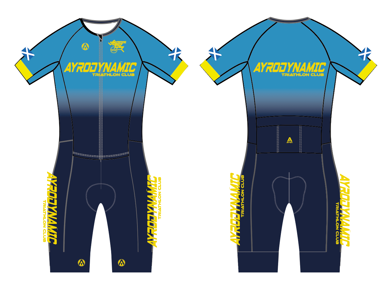 AYRODYNAMIC ELITE ENDURANCE TRI SUIT - FADE