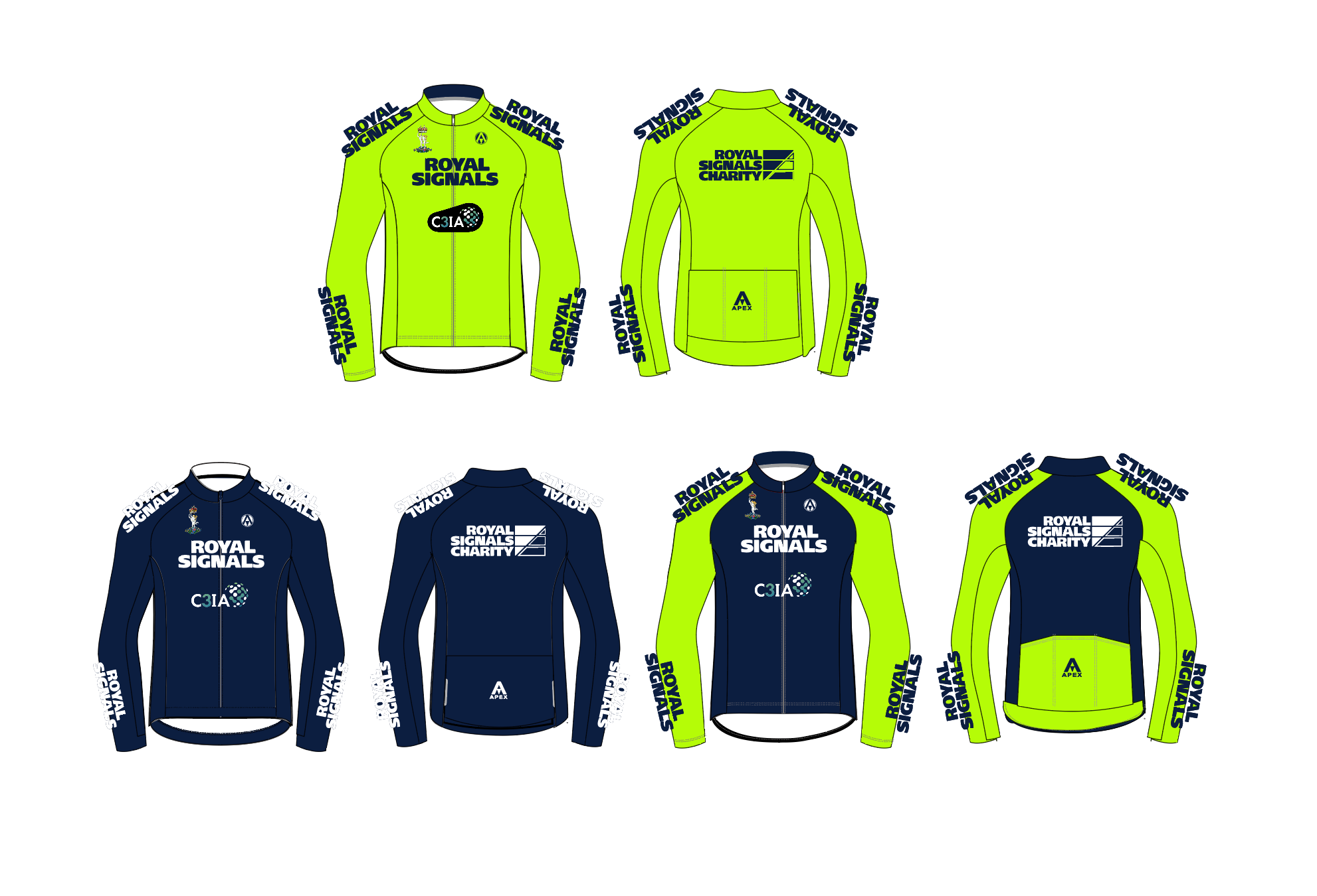 ROYAL SIGNALS CYCLING FLEECE JACKET