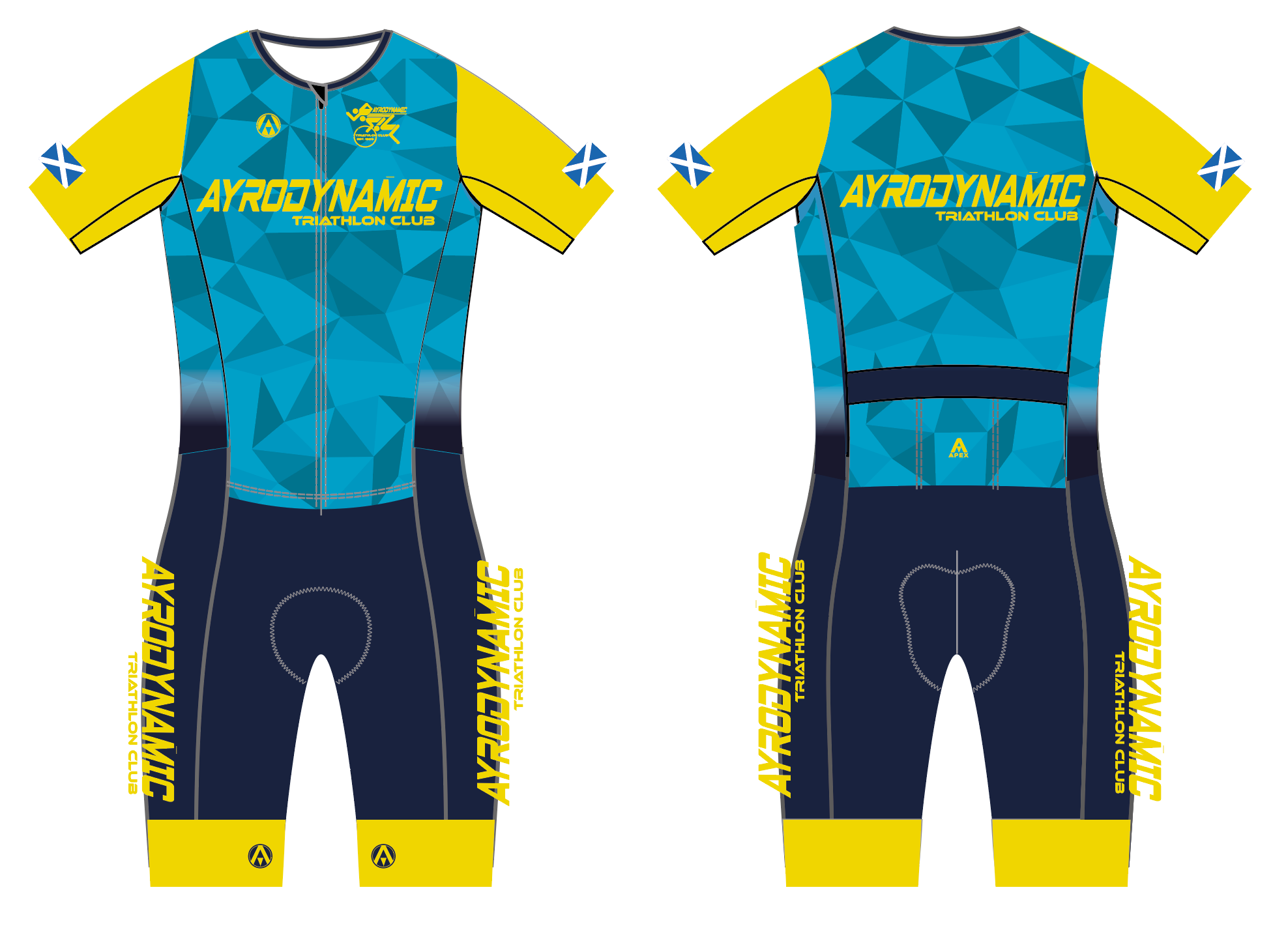 AYRODYNAMIC PRO ENDURANCE TRI SUIT - GEO